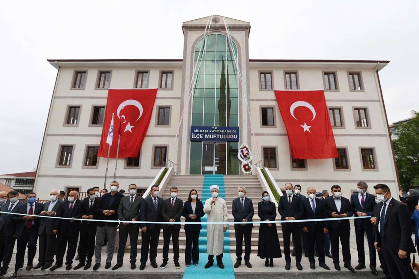 Gölbaşı İlçe Müftülüğü yeni hizmet binası dualarla açıldı Gölbaşı İlçe Müftülüğü yeni hizmet binası dualarla açıldı